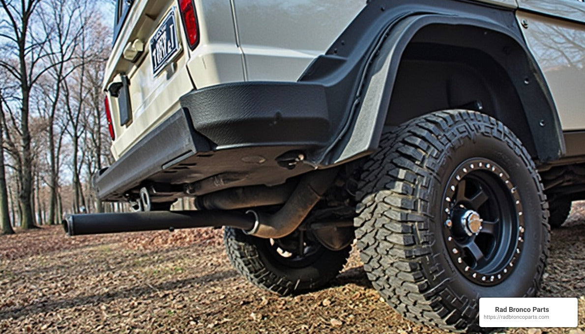 Sound Decisions: Choosing the Right Bronco Exhaust System