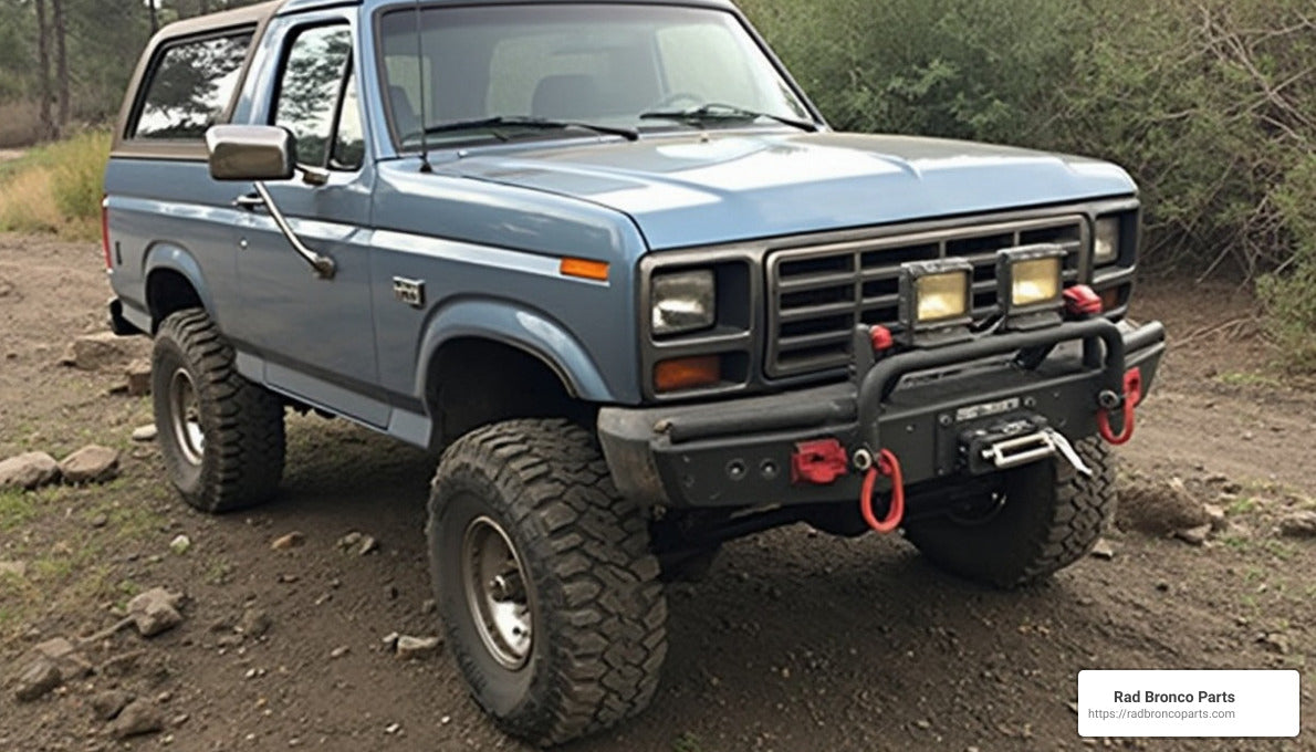 89 Bronco Winch Bumpers: A Heavy-Duty Guide