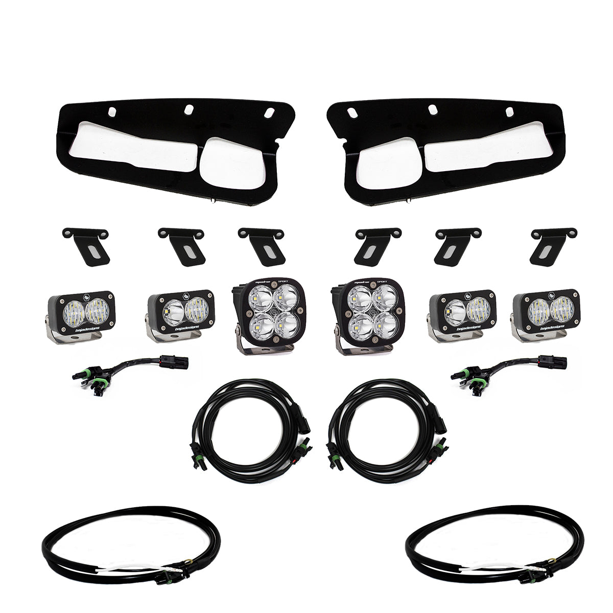 Baja Designs 2021+ Ford Bronco Fog Pocket Kit Sportsmen