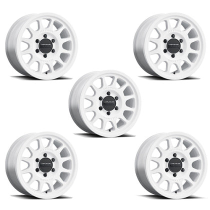 Ford Performance 17" x 8.5" Matte Black Set Of Five Off Road Wheels By Method