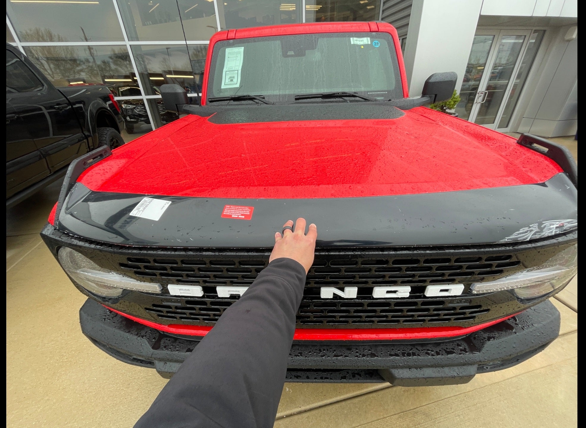 WeatherTech 2021+ Ford Bronco Hood Protector - Black