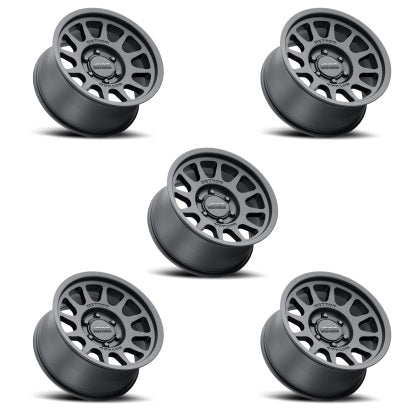 Ford Performance 17" x 8.5" Matte Black Set Of Five Off Road Wheels By Method