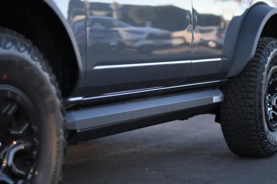 Ford Bronco Power Step XL Running Boards, LED Lighting | Amp Reasearch
