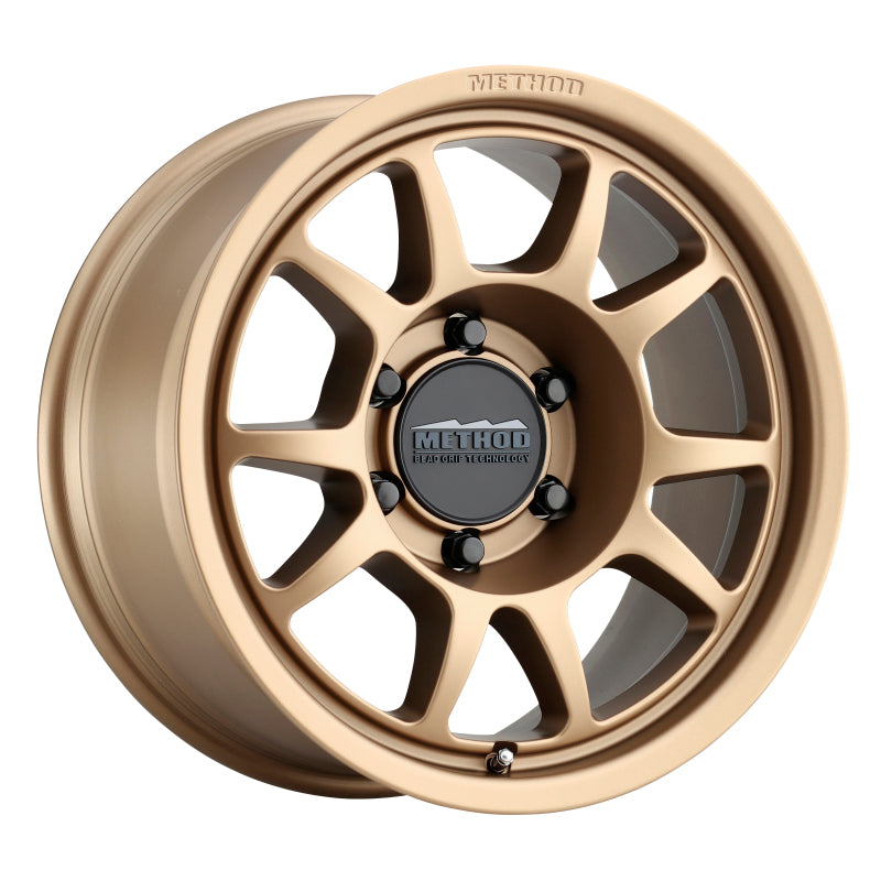 Ford Bronco Method MR702 17x8.5 0mm Offset 6x5.5 106.25mm CB Method Bronze Wheel