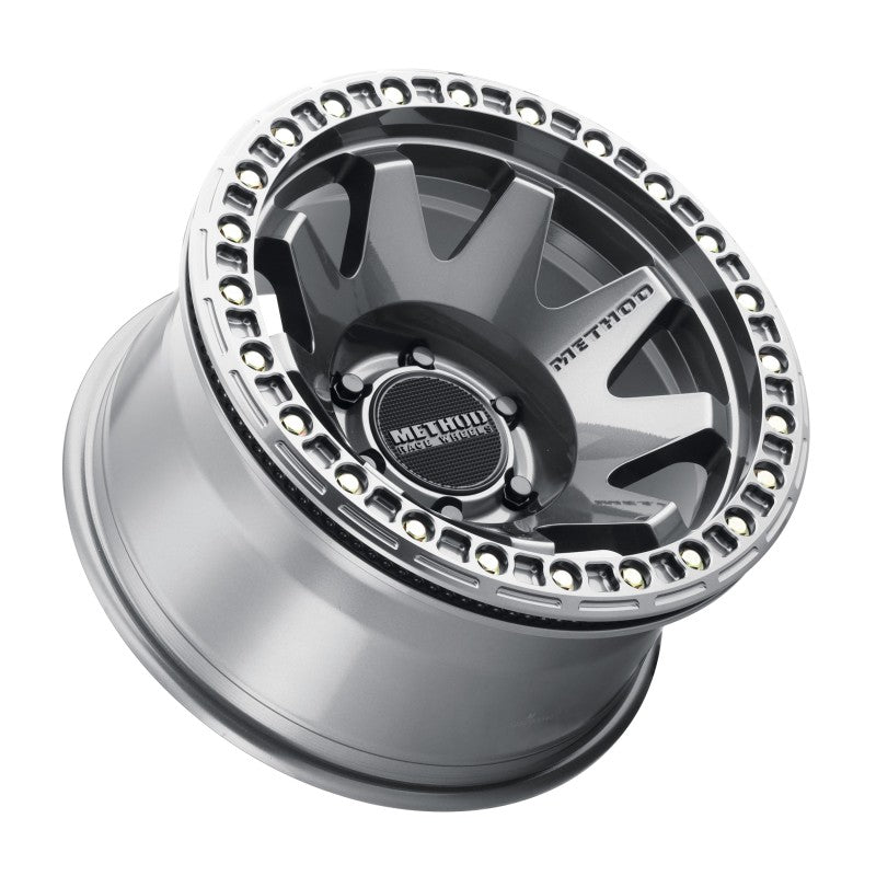Ford Bronco Method MR108 17x9 -44mm Offset 6x5.5 106.25mm CB Gloss Titanium w/BH-H24125-38 Wheel