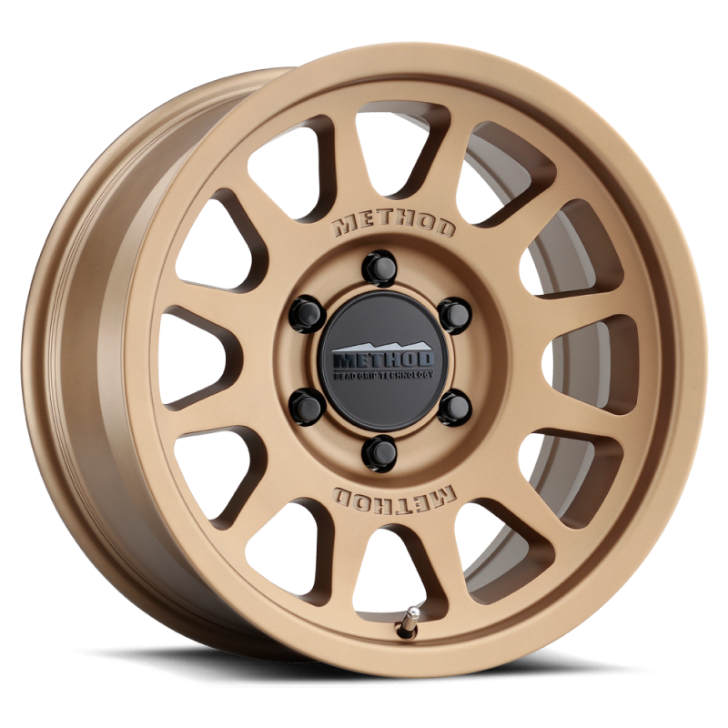 Ford Bronco Method MR703 17x8.5 0mm Offset 6x5.5 106.25mm CB Method Bronze Wheel