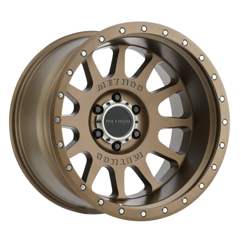 Ford Bronco Method MR605 NV 20x12 -52mm Offset 6x5.5 106.25mm CB Method Bronze Wheel