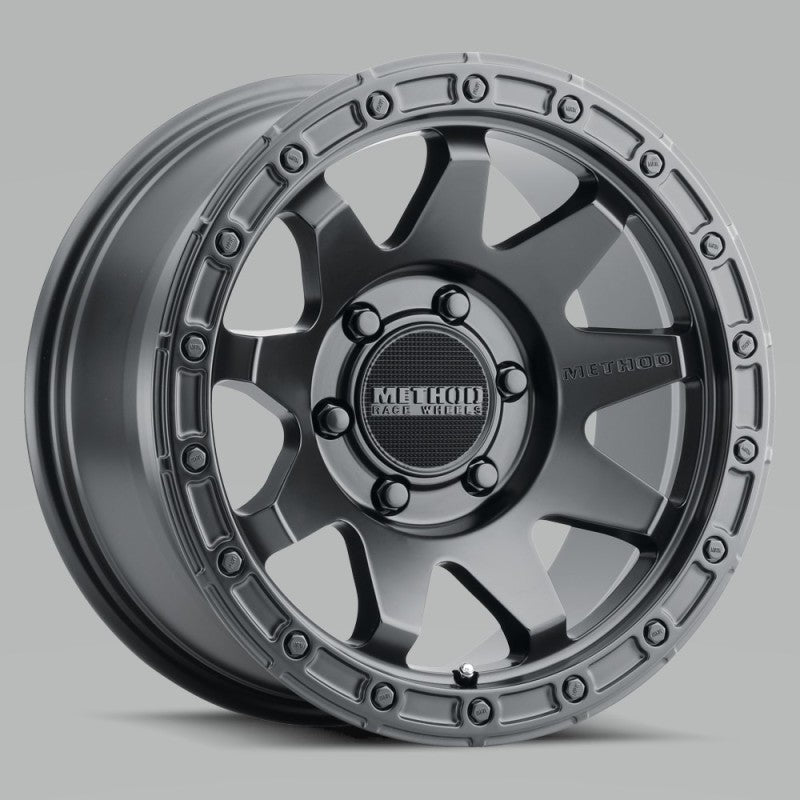 Ford Bronco Method MR317 17x8.5 0mm Offset 6x5.5 106.25mm CB Matte Black Wheel