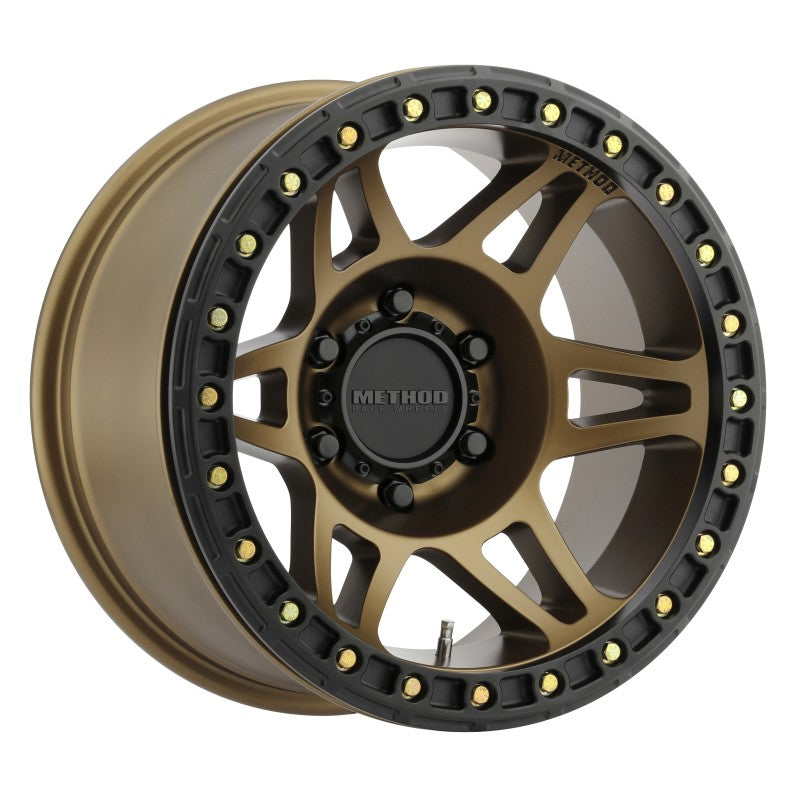 Ford Bronco Method MR106 Beadlock 17x9 -44mm Offset 6x5.5 108mm CB Method Bronze w/BH-H24125 Wheel