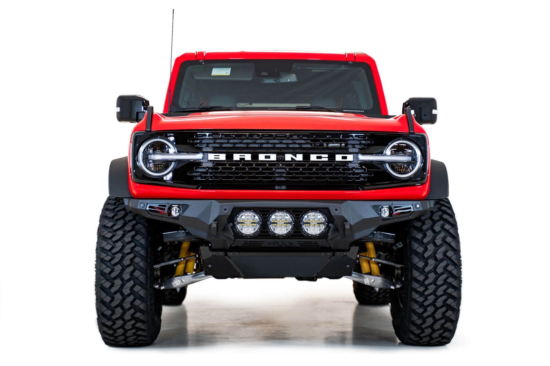 Bomber Front Bumper with Rigid Light Mounts | Addictive Desert Designs