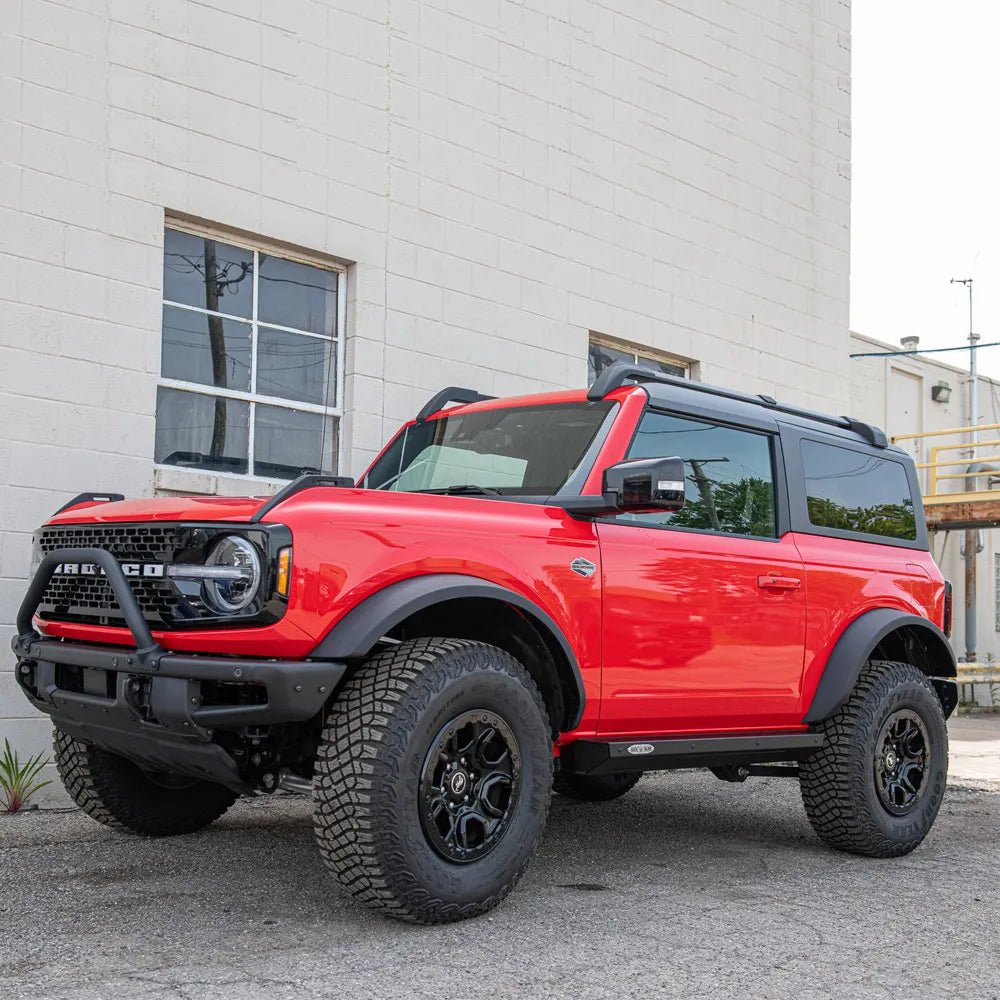 Bronco 2 Door Step Slider Rock Slider with Electronic step | Rock Slide Engineering