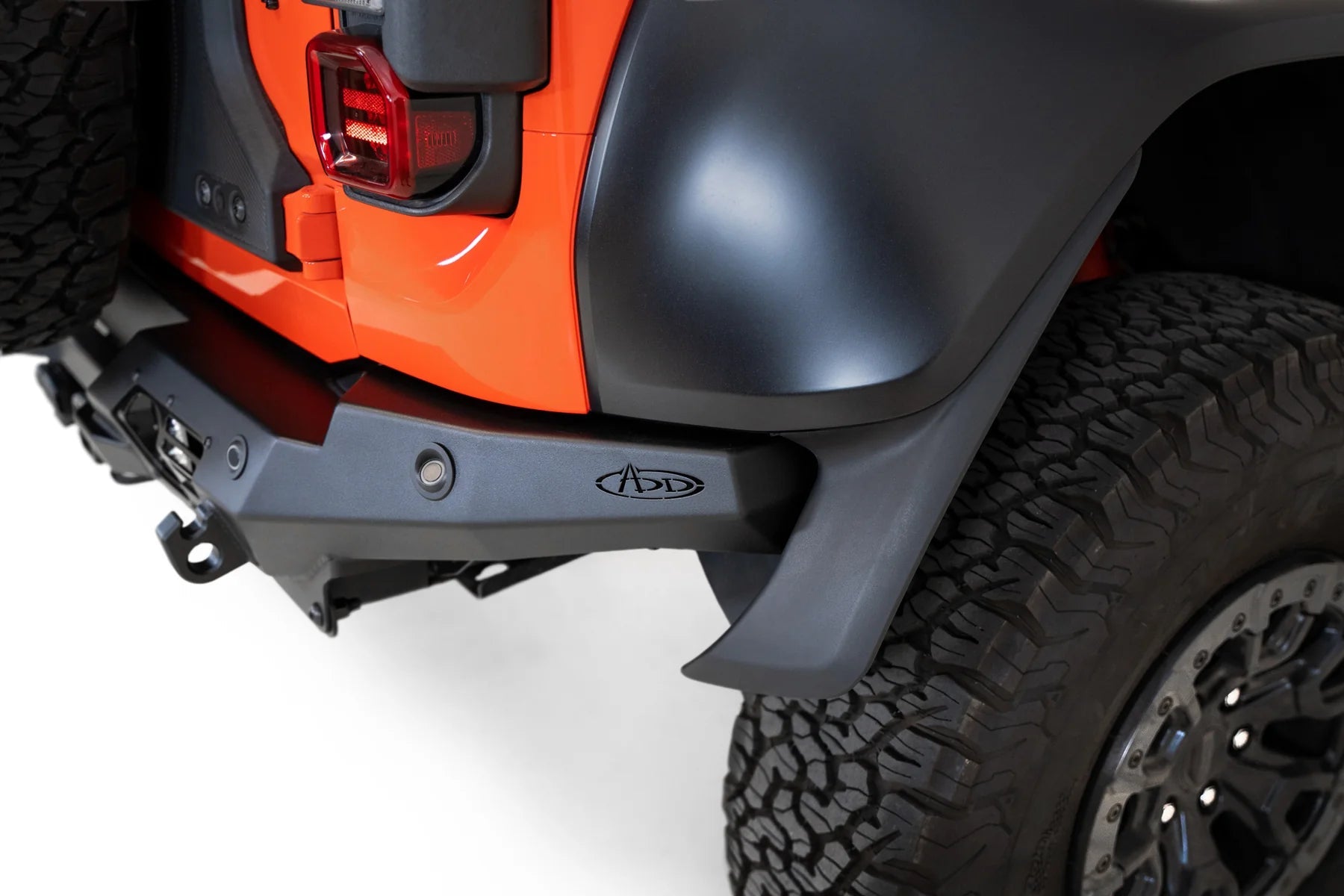 Bronco Raptor Rear Bomber Bumper | Addictive Desert Designs