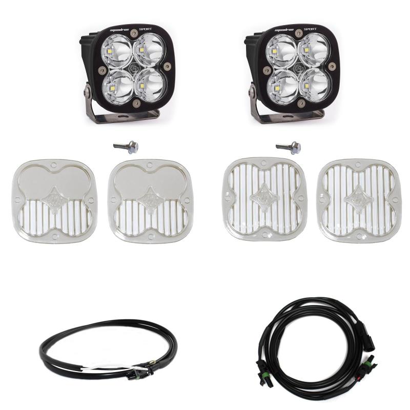 Baja Designs 2021+ Ford Bronco A Piller Light Kit Squadron Sport Spot