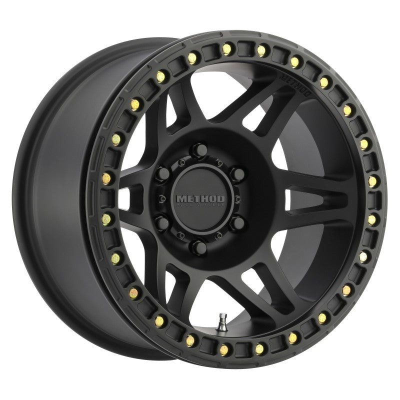 Ford Bronco Method MR106 Beadlock 17x9 -44mm Offset 6x5.5 108mm CB Matte Black w/BH-H24125 Wheel