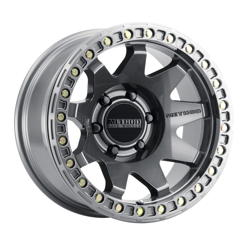 Ford Bronco Method MR108 17x9 -44mm Offset 6x5.5 106.25mm CB Gloss Titanium w/BH-H24125-38 Wheel