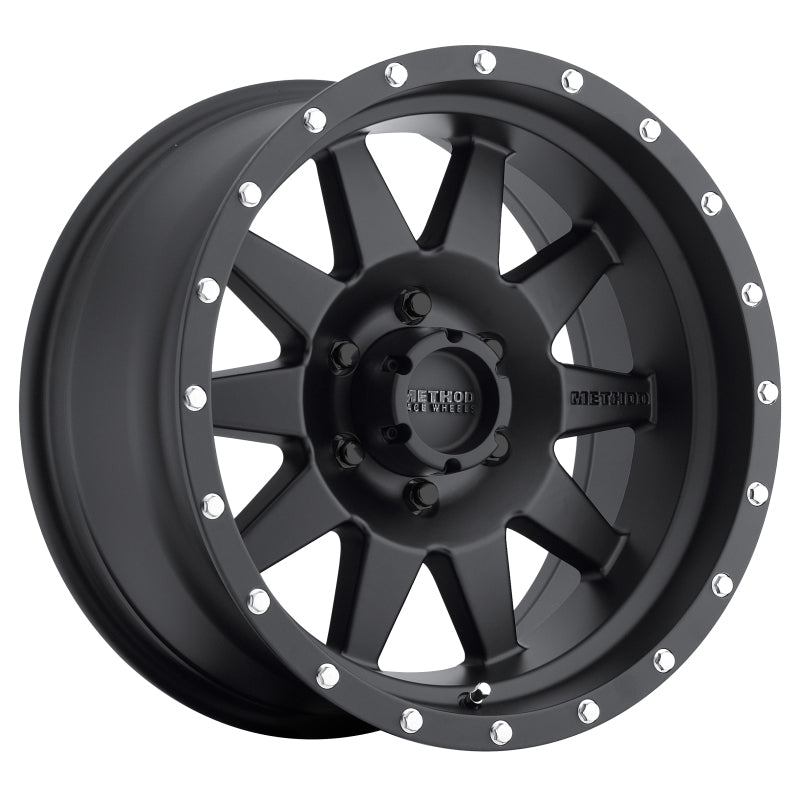 Ford Bronco Method MR301 The Standard 17x9 -12mm Offset 6x5.5 108mm CB Matte Black Wheel