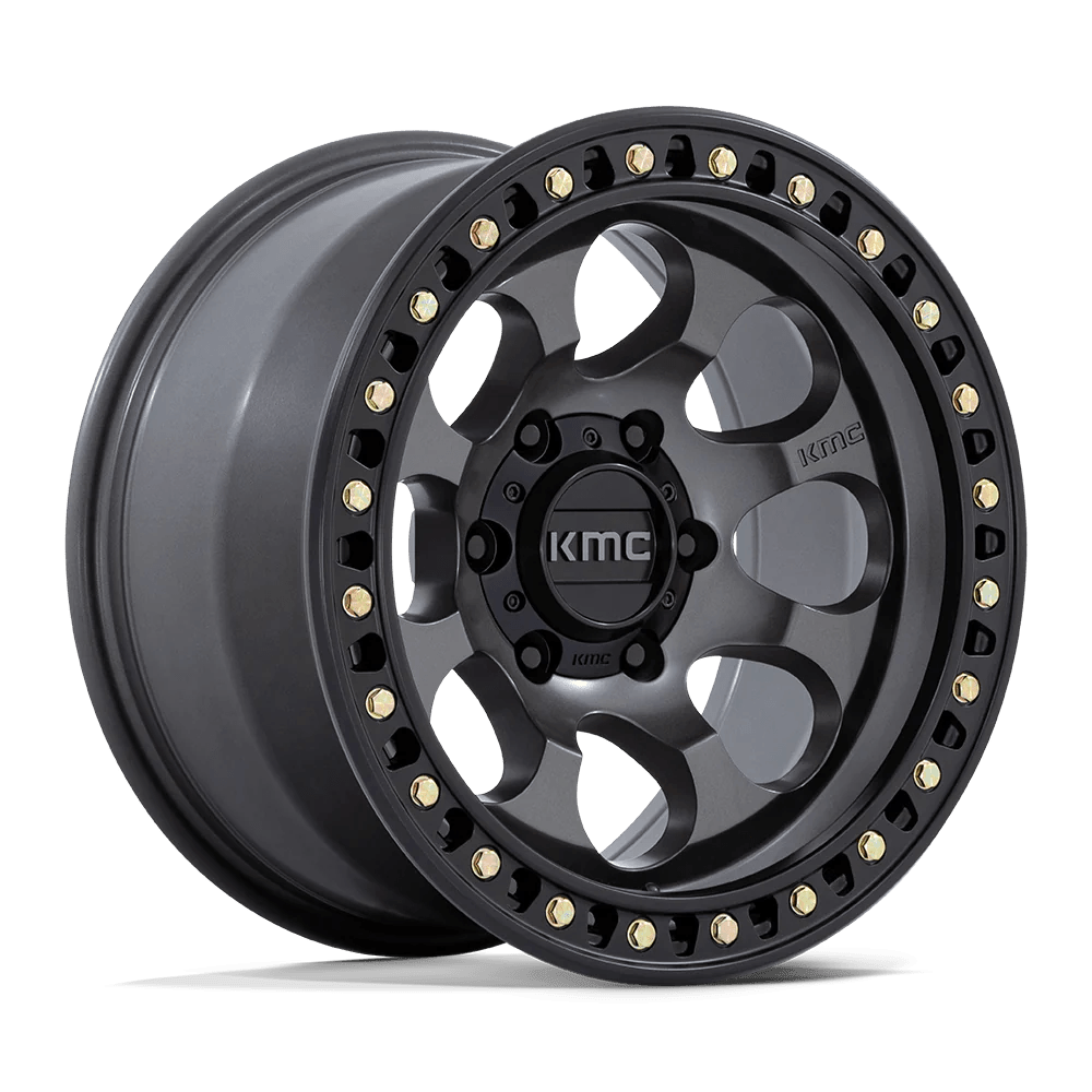 Ford Bronco RIOT SBL Wheel Anthracite w Satin Black Lip | KMC
