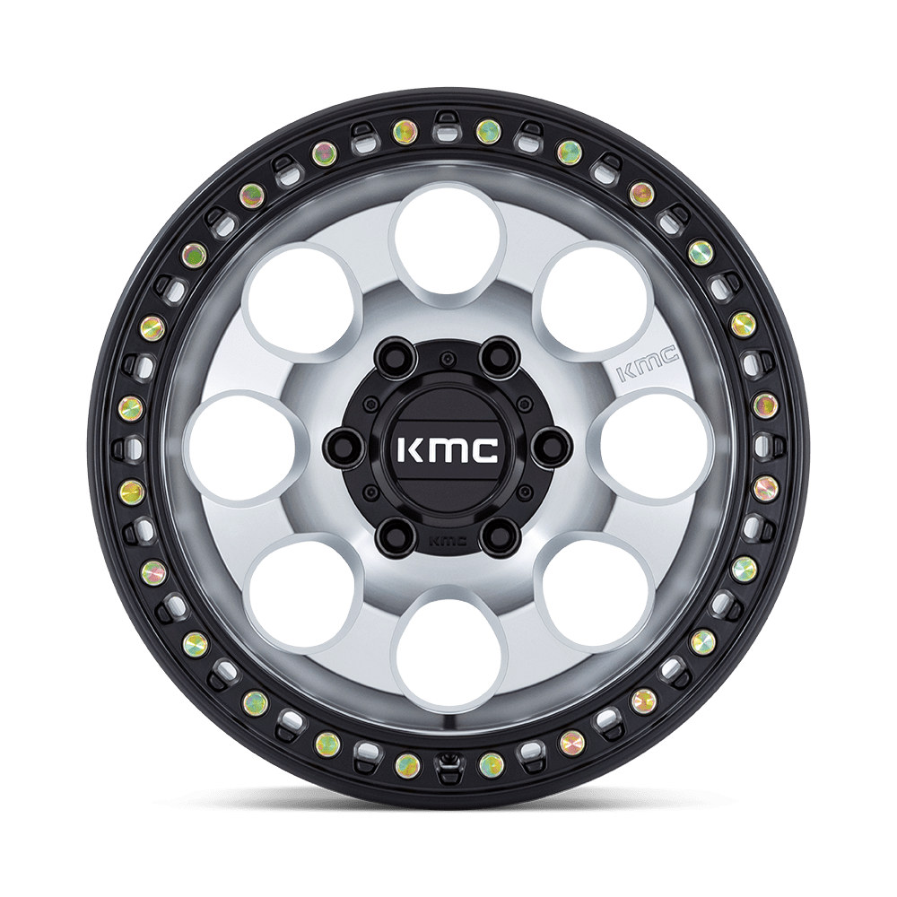 Ford Bronco RIOT SBL Wheel Machined w Satin Black Lip | KMC
