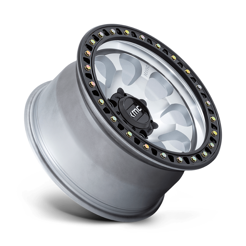 Ford Bronco RIOT SBL Wheel Machined w Satin Black Lip | KMC
