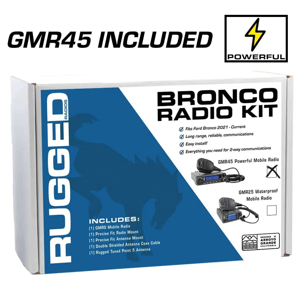 New Ford Bronco Off Road Communication Radio GMR25 | Rugged Radios