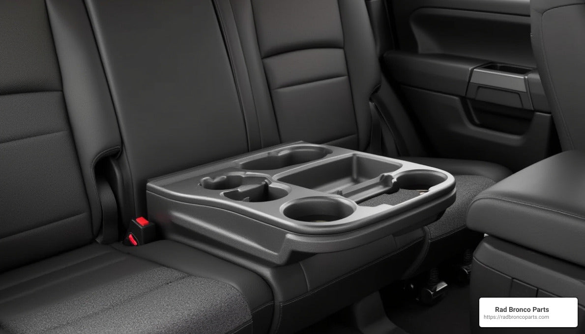 Hold On: Evaluating the Rear Cup Holders in the 2025 Bronco