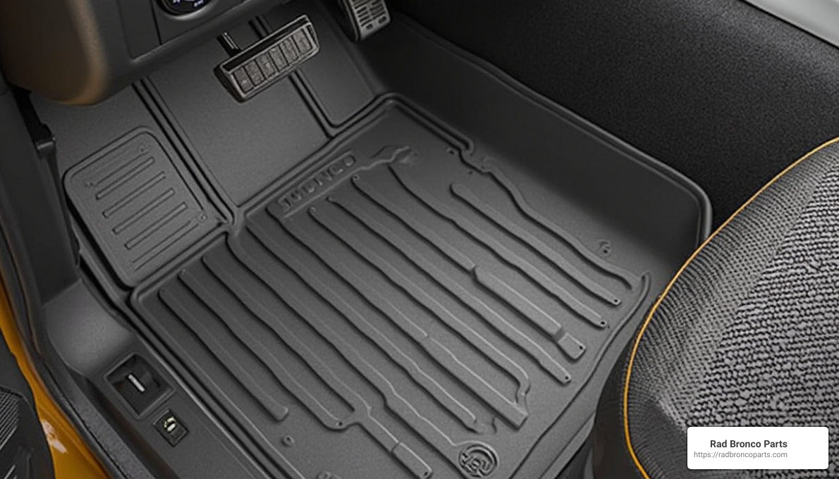 Floor It: Top Picks for 2025 Ford Bronco Mats