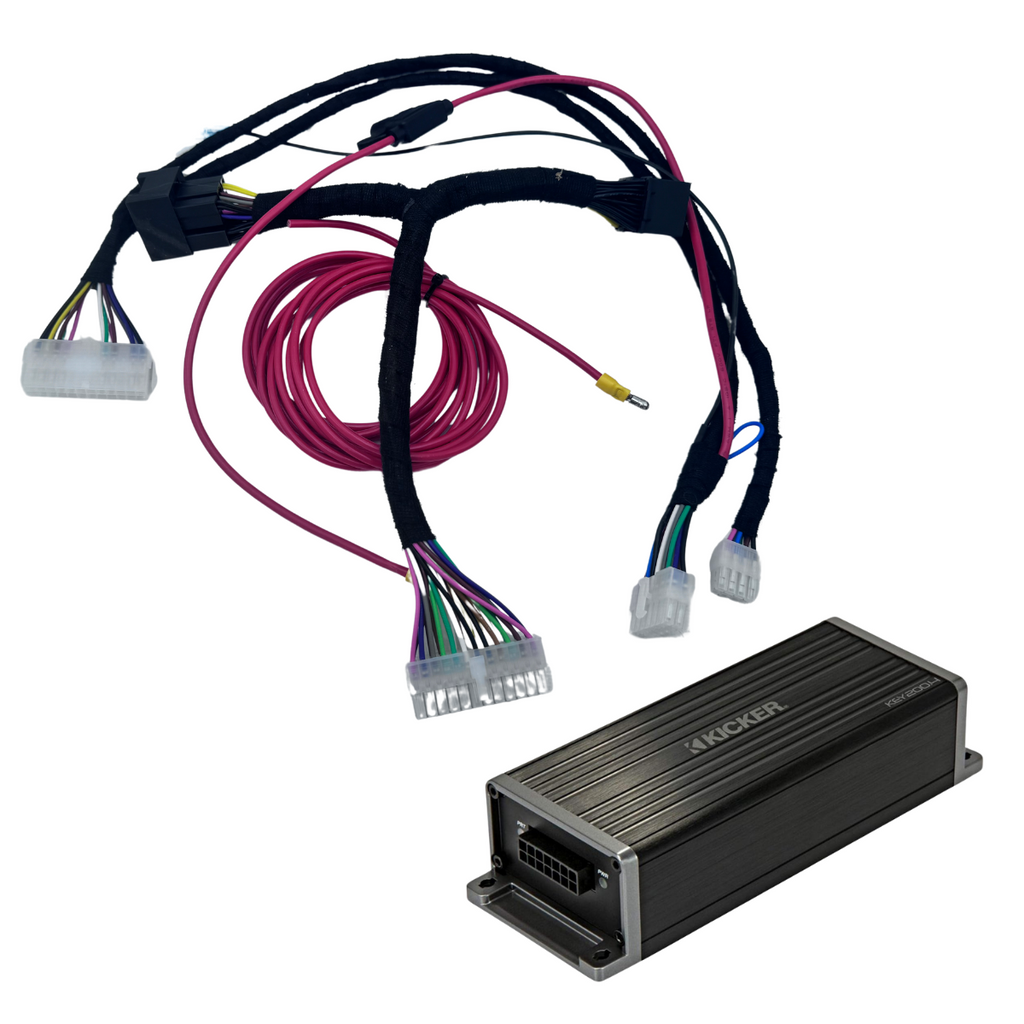 KICKER KEY 180.4 & 200.4 Amp Wiring Harness – Brand New – 4-Channel
