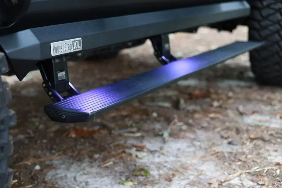 Ford Bronco Power Step XL Running Boards, LED Lighting | Amp Reasearch