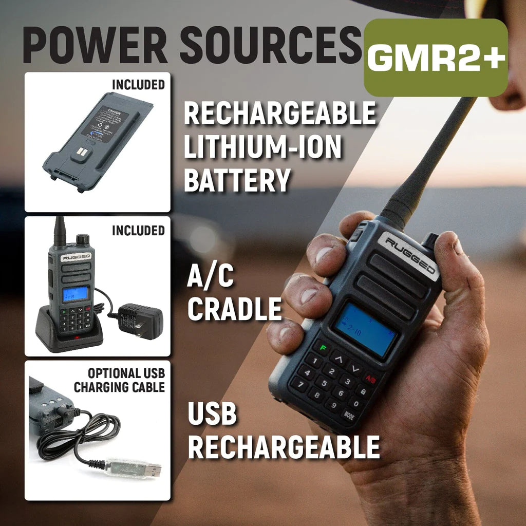 GMRS Handheld Radio Offroad Communication Radio | Rugged Radios