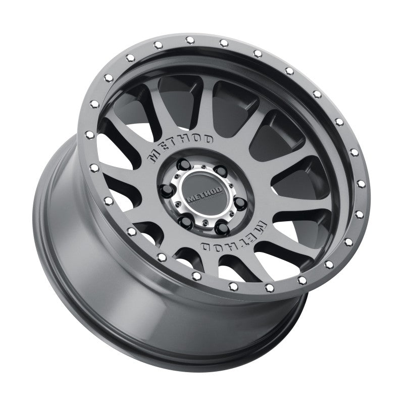 Ford Bronco Method MR605 NV 20x10 -24mm Offset 6x5.5 106.25mm CB Gloss Titanium Wheel