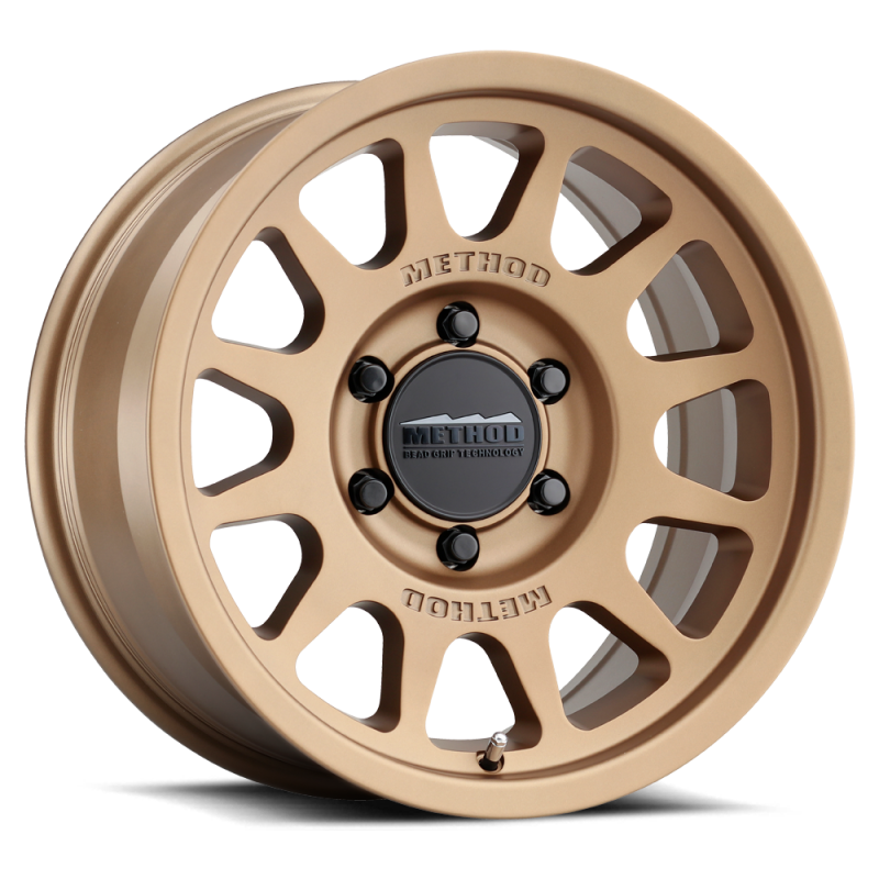 Ford Bronco Method MR703 17x8.5 +35mm Offset 6x5.5 106.25mm CB Method Bronze Wheel