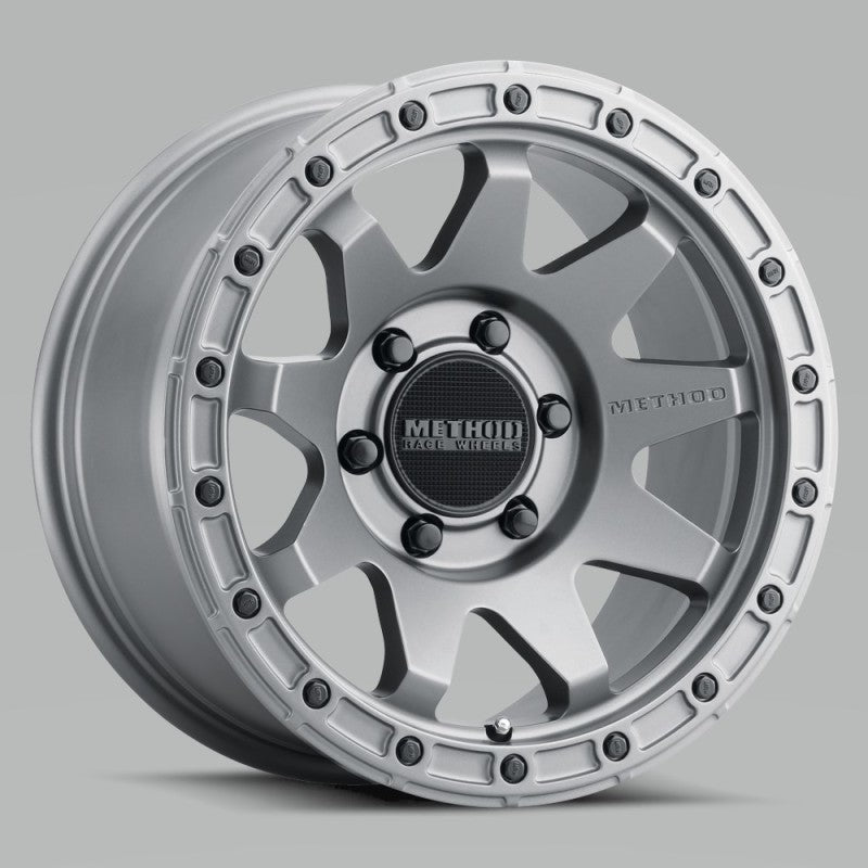 Ford Bronco Method MR317 17x8.5 0mm Offset 6x5.5 106.25mm CB Matte Titanium Wheel