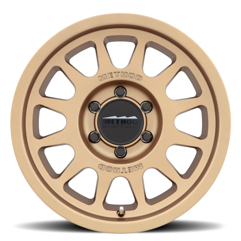 Ford Bronco Method MR703 16x8 0mm Offset 6x5.5 106.25mm CB Method Bronze Wheel