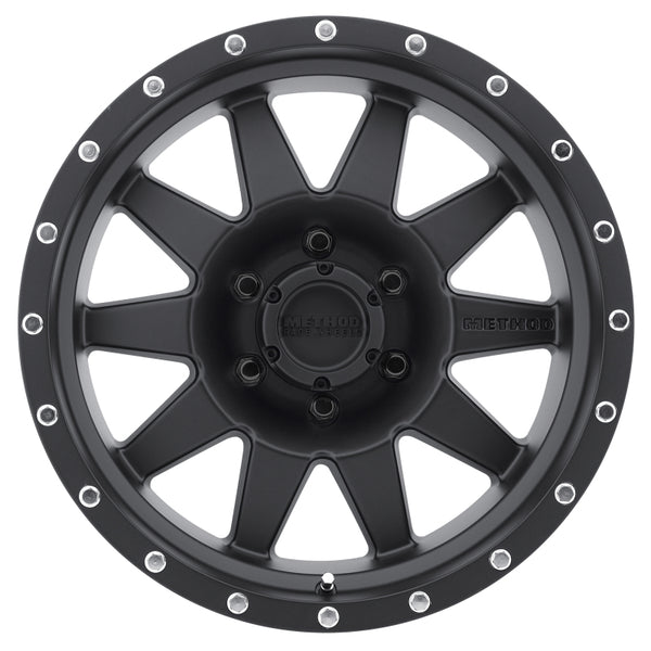 Ford Bronco Method MR301 The Standard 17x9 -12mm Offset 6x5.5 108mm CB Matte Black Wheel