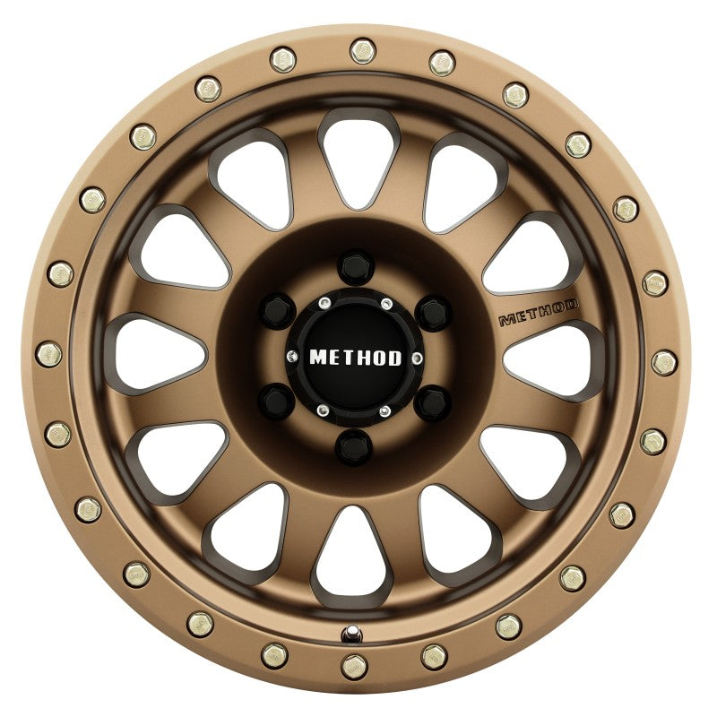 Ford Bronco Method MR304 Double Standard 18x9 -12mm Offset 6x5.5 108mm CB Method Bronze Wheel