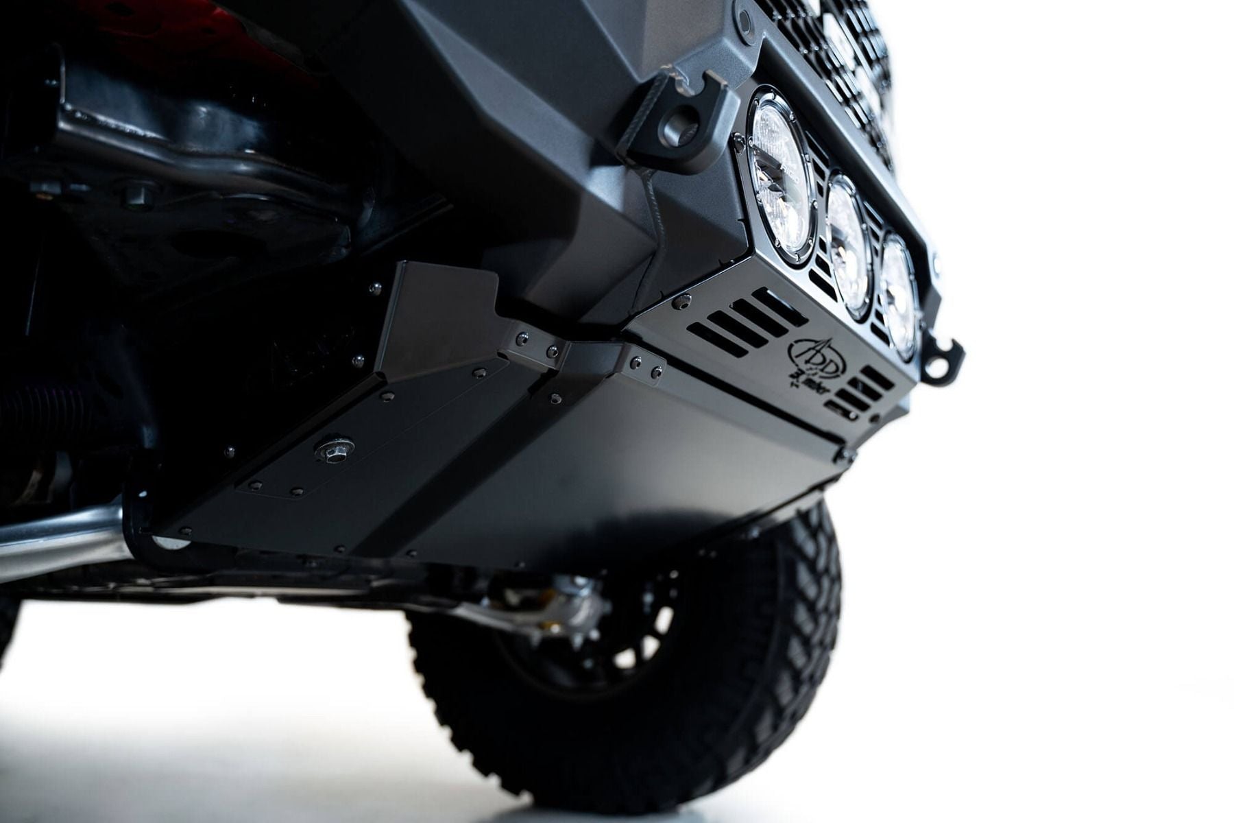 Bomber Front Bumper with Rigid Light Mounts | Addictive Desert Designs