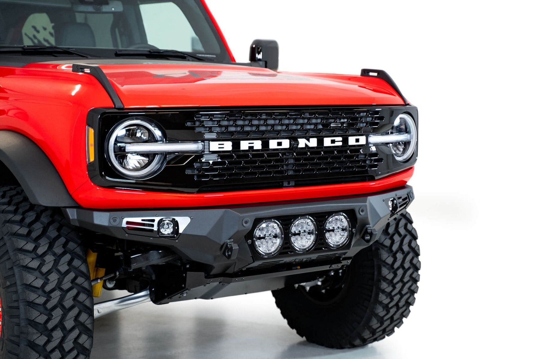 Bomber Front Bumper with Rigid Light Mounts | Addictive Desert Designs