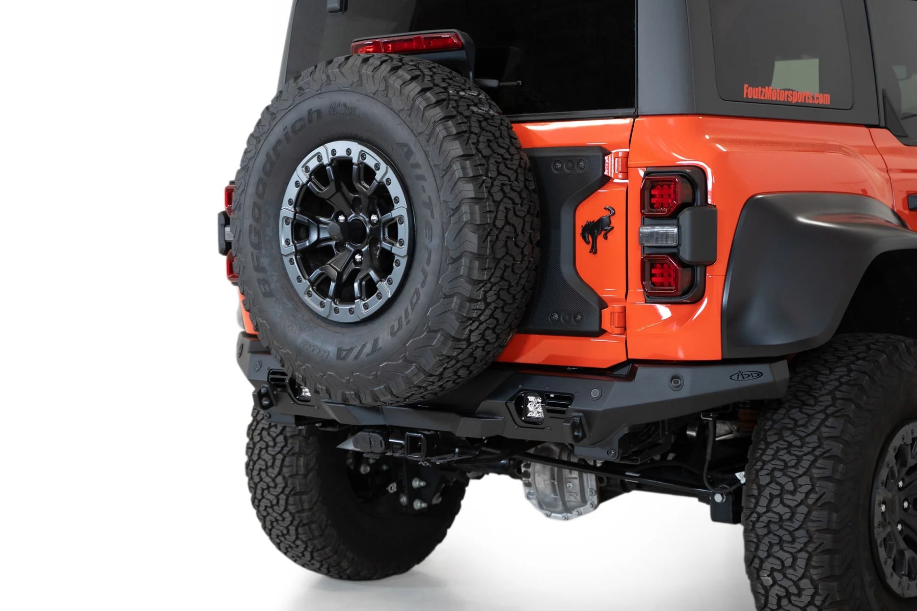 Bronco Raptor Rear Bomber Bumper | Addictive Desert Designs