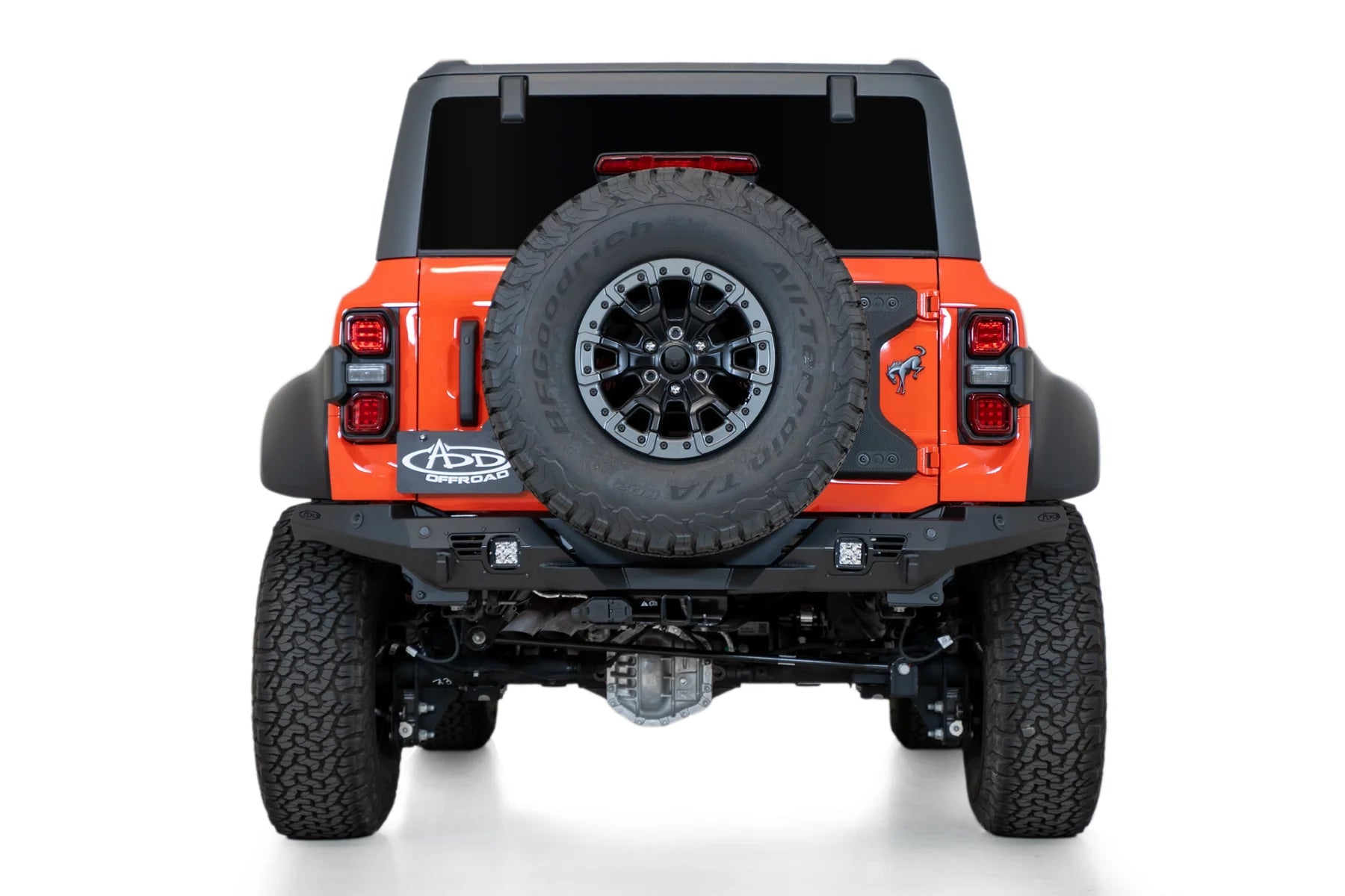 Bronco Raptor Rear Bomber Bumper | Addictive Desert Designs