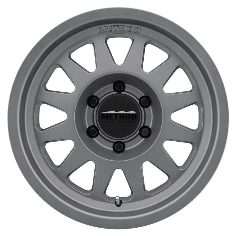 Ford Bronco Method MR704 17x8.5 0mm Offset 6x5.5 106.25mm CB Matte Titanium Wheel