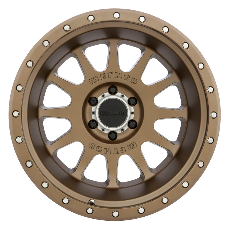 Ford Bronco Method MR605 NV 20x12 -52mm Offset 6x5.5 106.25mm CB Method Bronze Wheel
