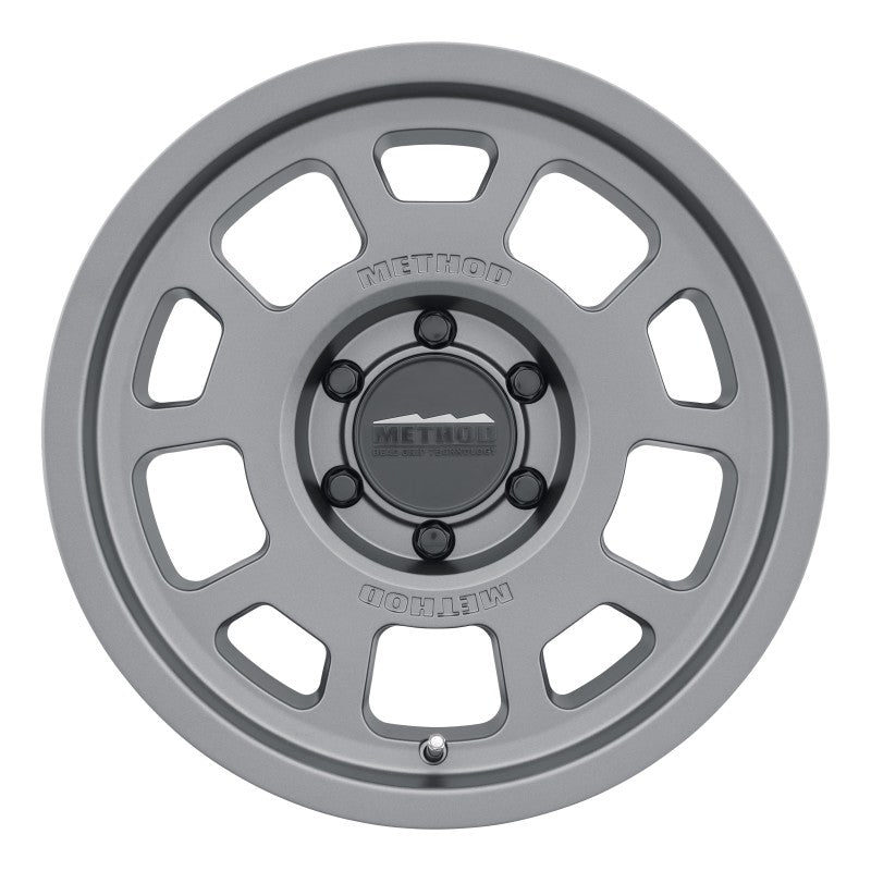 Ford Bronco Method MR705 17x8.5 0mm Offset 6x5.5 106.25mm CB Titanium Wheel