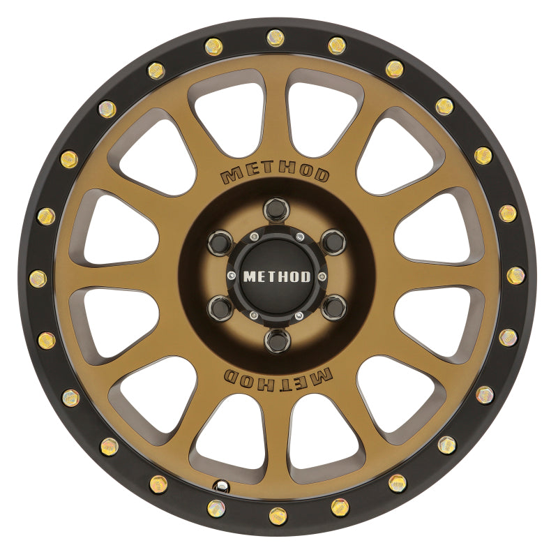 Ford Bronco Method MR305 NV 18x9 -12mm Offset 6x5.5 108mm CB Method Bronze/Black Street Loc Wheel