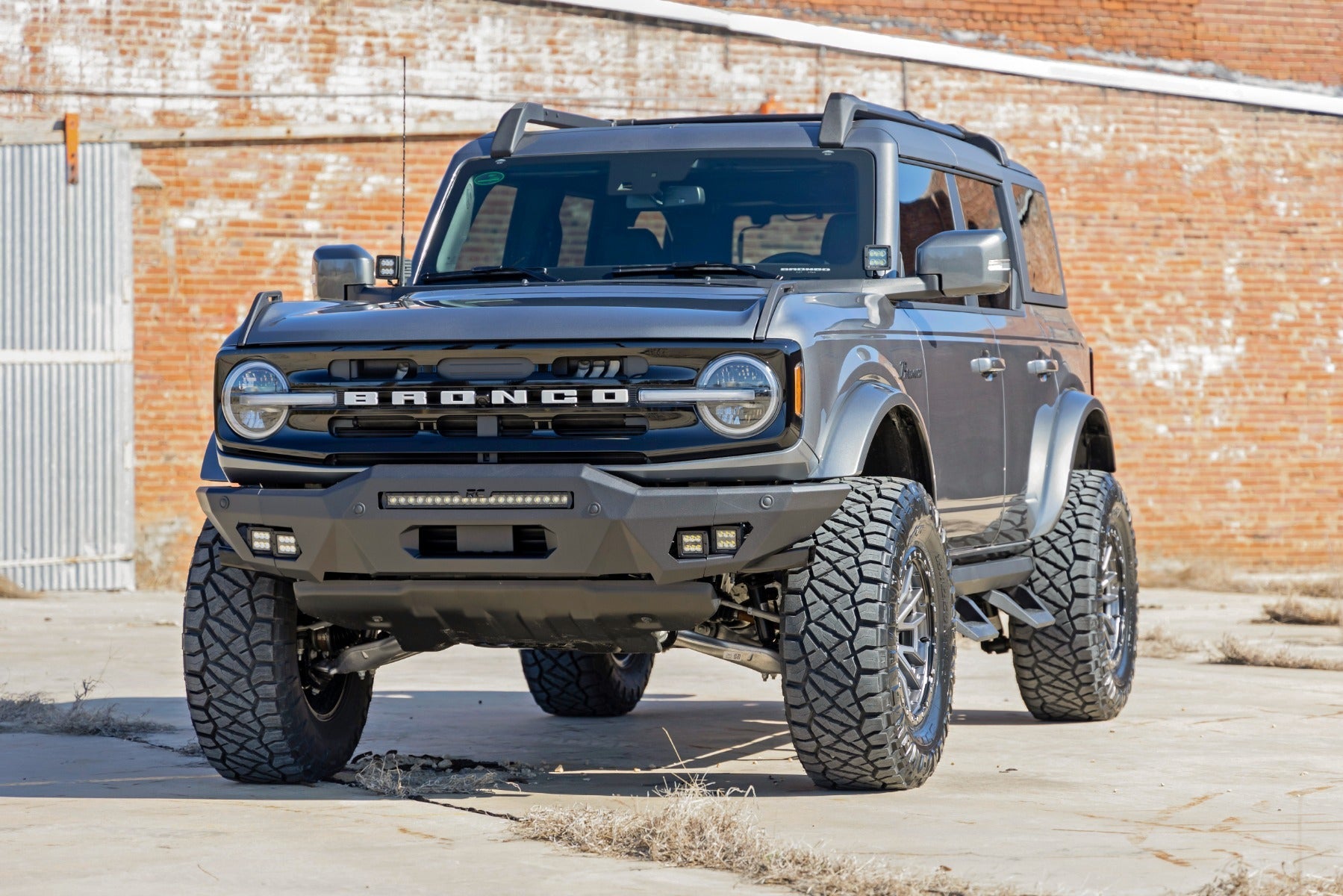 Ford Bronco Full Width Front Bumper | Rough Country