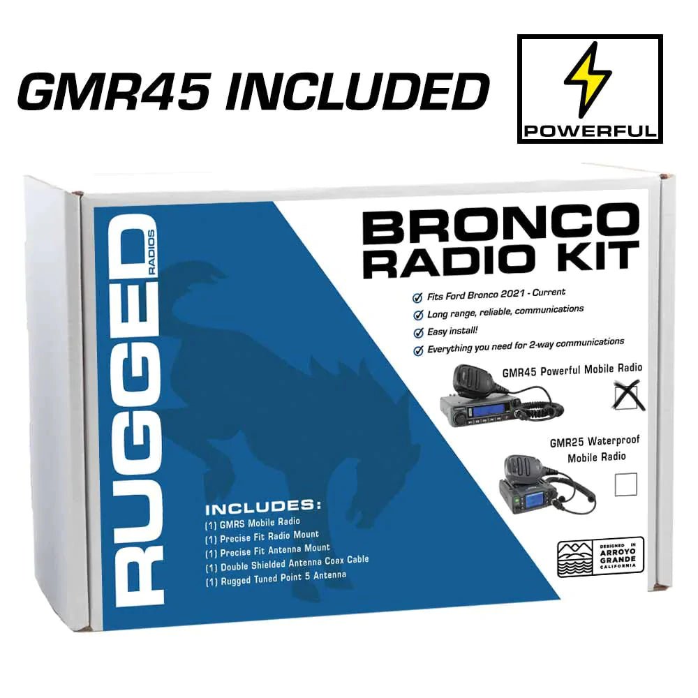 New Ford Bronco Off Road  Communication Radio GMR45 | Rugged Radios